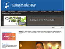 Tablet Screenshot of centralconf.org